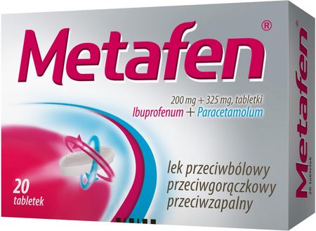 Metafen (200 mg + 325 mg) x 20 tabl.