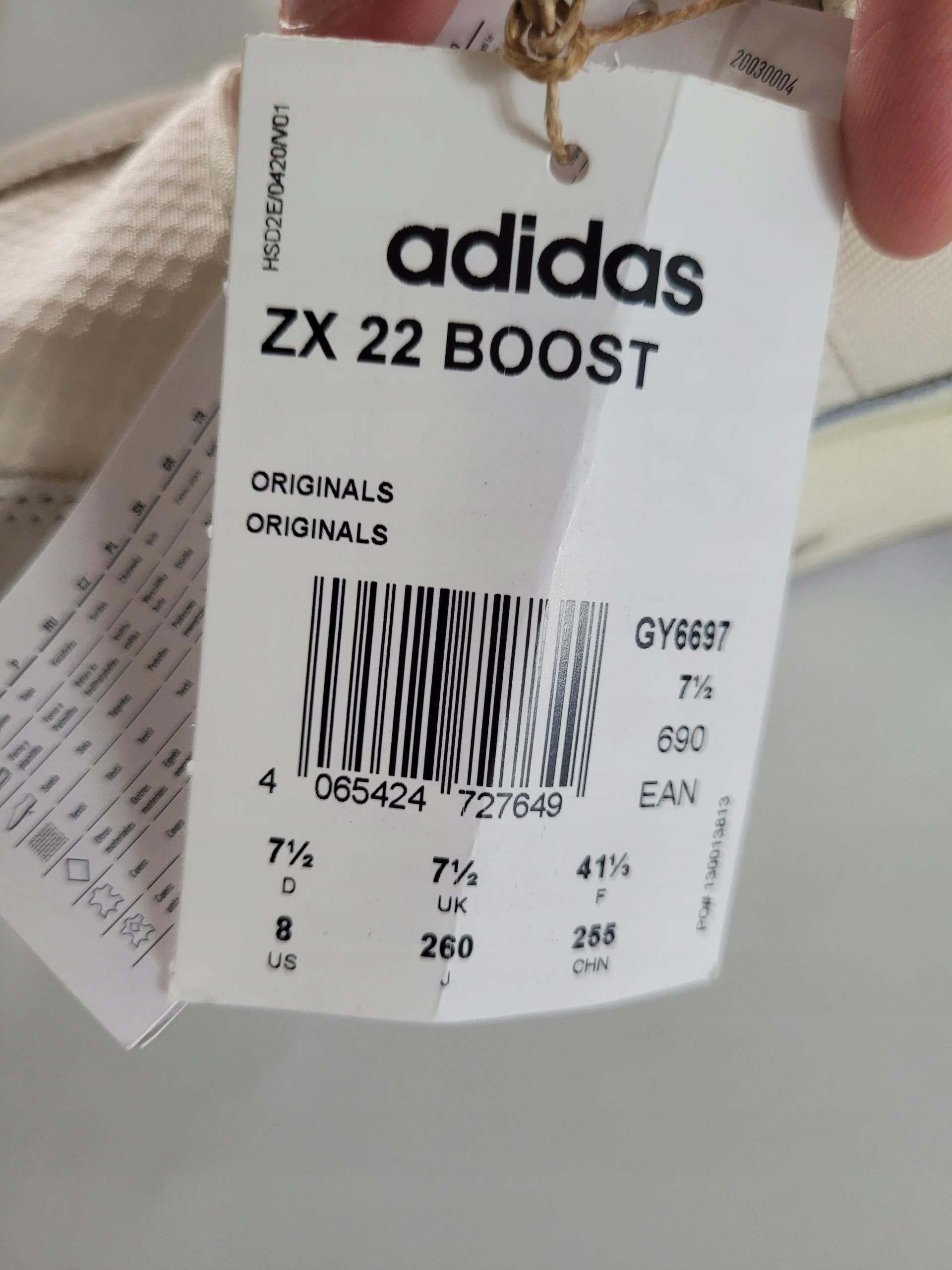 Adidas Buty męskie sportowe adidas Zx 22 GY6697 r. 41 1/3