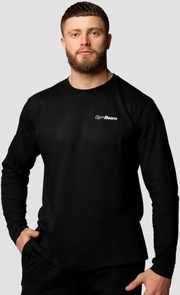 GymBeam Men‘s Basic Long Sleeve T-Shirt Black