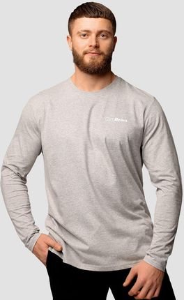 GymBeam Men‘s Basic Long Sleeve T-Shirt Grey