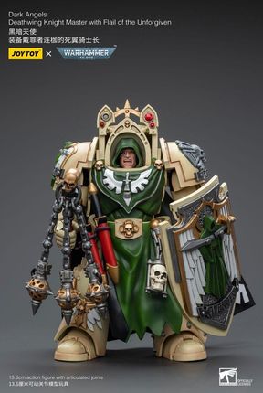 JoyToy Warhammer 40k Action Figure 1/18 Dark Angels Deathwing Knight Master with Flail of the Unforgiven 12cm
