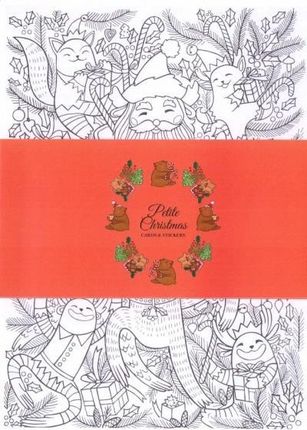 Karnety Do Kolorowania Boże Narodzenie + Naklejki Petite Dominance