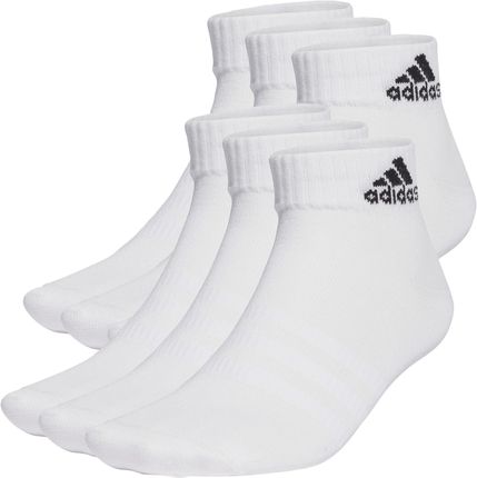 adidas Thin And Light Sportswear Ankle Socks 6 Pairs Białe