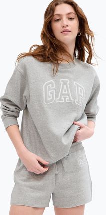 Gap Bluza Damska V Gap Heritage Crew Light Heather Grey