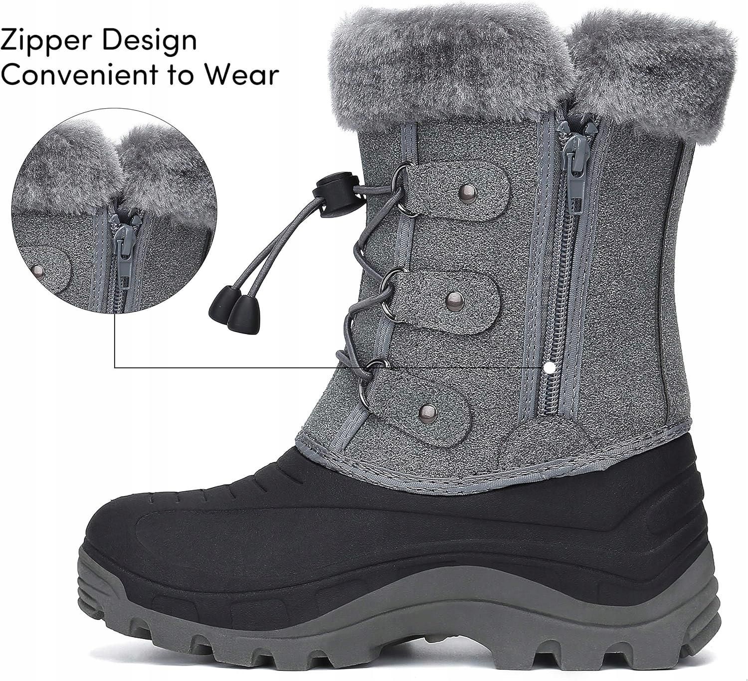Mishansha Blotevoetenschoenen, winter, warm gevoerd, winterschoenen