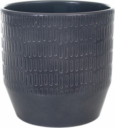 Cermax Doniczka Ceramiczna Czarna Grafitowa 15cm 8115