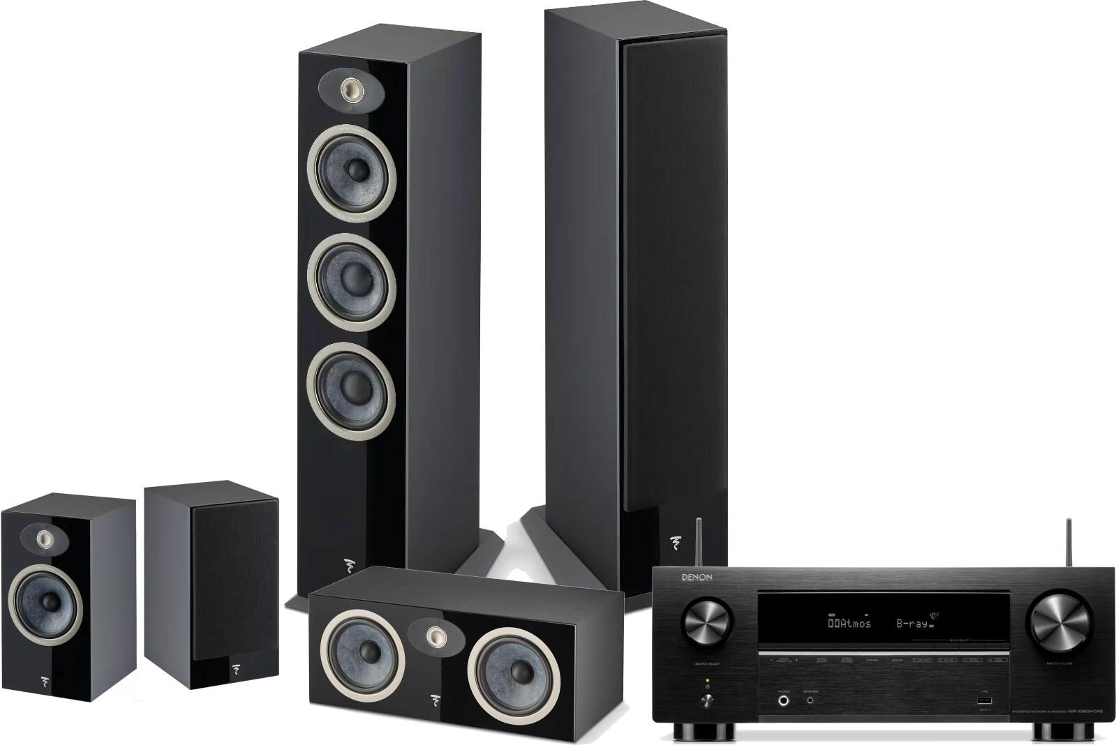 Kino Domowe Denon AVR X1800H Focal Theva N2 N1 Center Opinie I