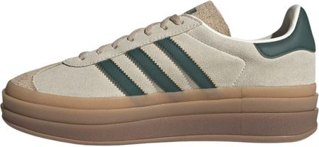 adidas gazelle silver green womens GAZELLE BOLD SHOES - Cream White / Collegiate Green / Magic Beige  bCODE
