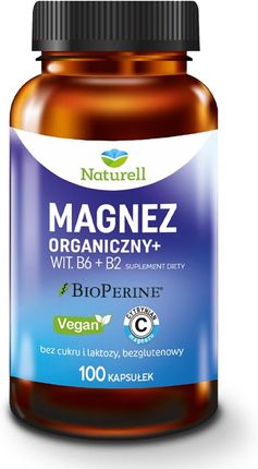 Naturell Magnez Organiczny +, 100 kapsułek 