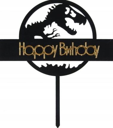 Topper Dinozaur Urodzinowy Na Tort Jurassic ZHE