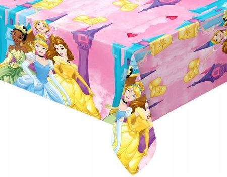 Obrus Jednorazowy Foliowy Księżniczki Princess Disney Urodziny 120X180Cm