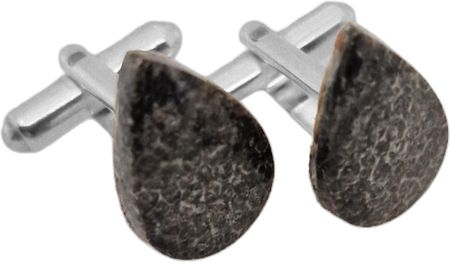 Fossil Koralowiec (S1147) Srebro [925] Srebrne Spinki do mankietów [925] z Koralowcem Fossil (S1147)