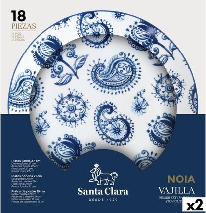 Santa Clara Naczynia Noia 18El. Porcelana Okrągła 2Szt.