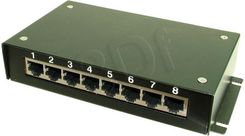 AXON [Multi Net Protector 8] -  sieciowe zabezpeiczenie przeciwprzepięciowe (8 kanałów RJ45 dla sieci 10/100/1000 Mb/s, 4 otwory montażowe, metalowy)
