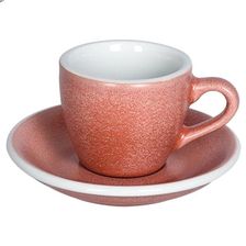 Loveramics Filiżanka Egg Do Espresso 80Ml Cinnabar Czerwono Pomarańczowy