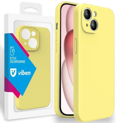 Viben Etui Obudowa Liquid Iphone 15 Kolor Żółty
