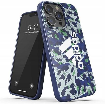 Adidas Or Snap Case Leopard Iphone 13 Pro 6 1" Niebieski Blue 47260