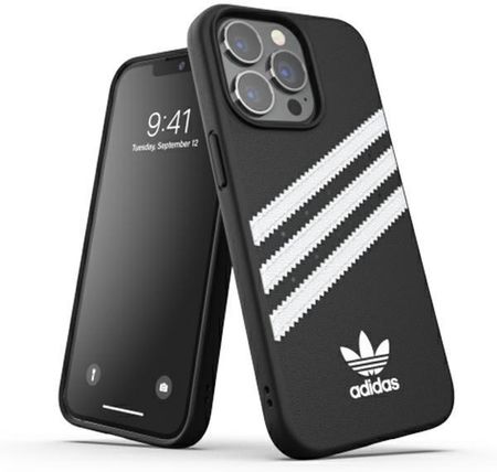 Adidas Or Moulded Case Pu Iphone 13 Pro 6 1" Czarno Biały Black White 47114