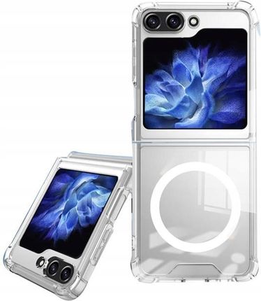 Casefriendly Etui Magnetic Samsung Galaxy Z Flip5 Clear Przeźroczysty