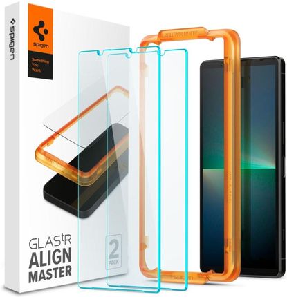 Spigen Szkło Hartowane Alm Glas Tr 2 Pack Sony Xperia 5 V Clear