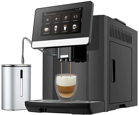 Automatyczny, ciśnieniowy ekspres do kawy Air Essence Coffee Aroma LCD PRO z dotykowym wyświetlaczem,19 bar