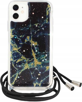 Nemo Etui Iphone 11 Pro Rope Sznurek Glitter Case Czarne