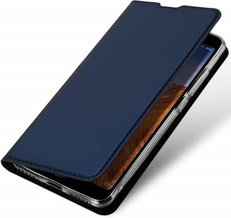 Dux Ducis Etui Samsung Galaxy A01 Z Klapką Skórzane Skin Leather Granatowe