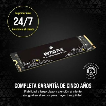 Corsair MP700 Pro 1TB M.2 2280 PCI-E x4 Gen5 NVMe 2.0 (CSSDF1000GBMP700PNH) - фото 2