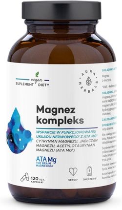 Aura Herbals Magnez Kompleks Ata Mg 120 Kaps