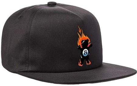 czapka z daszkiem GRIZZLY - Behind The 8Ball Snapback Hat (BLK) rozmiar: OS