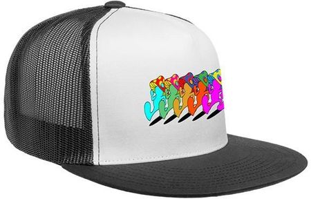 czapka z daszkiem GRIZZLY - Kicking Back Trucker Hat (WHBK) rozmiar: OS