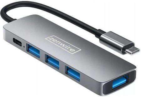 HUB 4x USB 3.0 USB-C ROZGAŁĘŹNIK ROZDZIELACZ 5w1 Zenwire