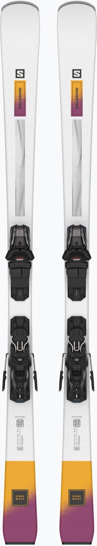 Narty Salomon S Max N°4 Xt +M10 Gw L8 White Neon Turmeric