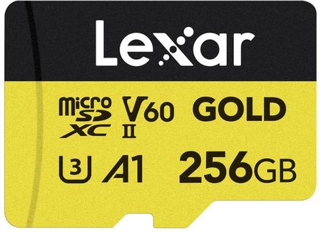 Karta pamięci Lexar microSD GOLD microSDXC UHS-II/C10/A1/U3 R280/W100 (V60) 256GB