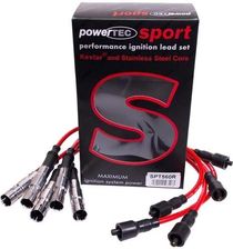 Powertec Przewody Zapłonowe Audi 80 100 A6 A8 Vw Passat 2.4 2.6 2.8L 90-00 Czerwone