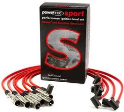 Powertec Przewody Zapłonowe Opel Ascona C Kadett E Omega A 1.8 2.0L 85-94 Czerwone