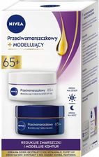 Krem Nivea 2 Pack Przeciwzmarszczkowy + Modelujący I 65+ 2X50Ml na dzień i noc 2x50ml