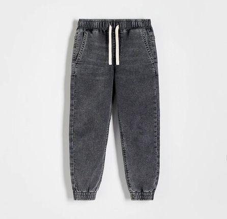Reserved - Elastyczne jeansy jogger - Jasny szary