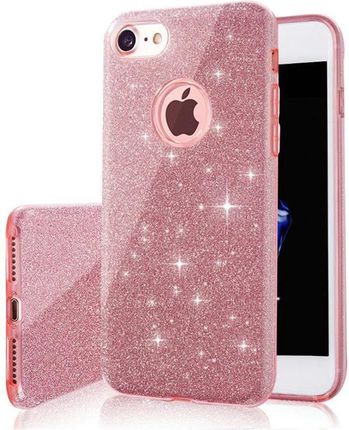 Nakładka Glitter 3W1 Do Iphone 15 Pro Max 6 7 Różowa