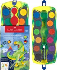 Zdjęcie Faber-Castell Farby Akwarelowe Wodne Szkolne Connector 12 Kol Dinozaury - Zagórz
