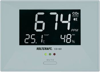 Miernik CO2, wilgotności i temperatury Voltcraft CO-60