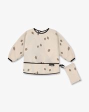 Zdjęcie Minene | Śliniak Z Długimi Rękawami Beige Szyszka - Bierutów