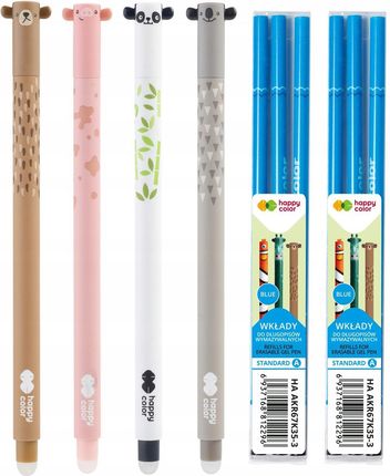 Happy Color Długopis Ścieralny Mix X 5 6 Wkładów