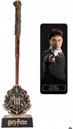 Różdżka Harry Potter Długopis Z Podstawką Zakładka Do Książki 3D