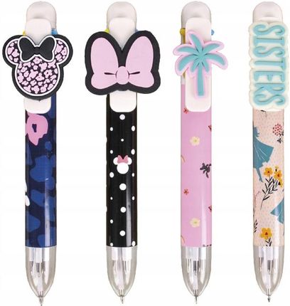 Paso Zestaw 4 Długopisów Disney Dla Dziweczynki Minnie Kraina Lodu Stitch
