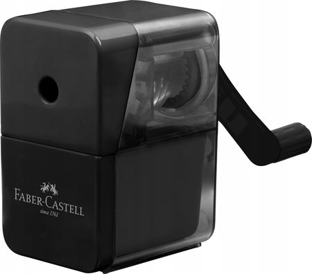 Faber-Castell Temperówka Na Korbkę Z Pojemnikiem