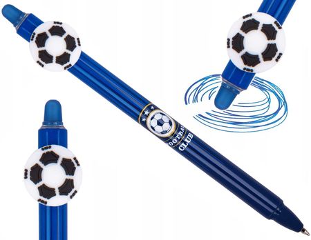 Colorino Wymazywalny Długopis Automatyczny Szkolny Football Piłka Nożna