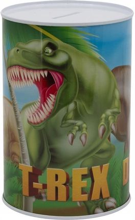 Skarbonka Metalowa Dinozaur T-Rex