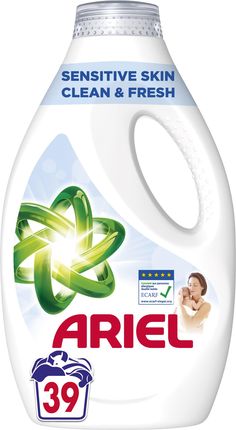 Ariel Płyn do prania, 39 prań, Sensitive Skin Clean & Fresh