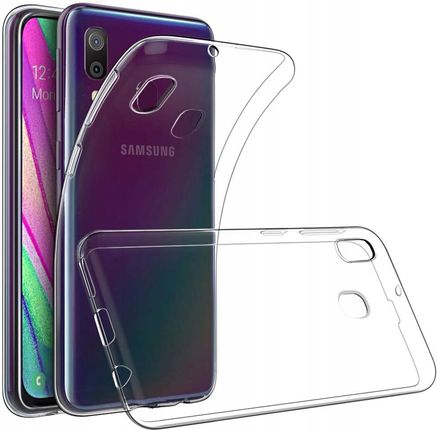 Krainagsm Etui Clear Case Slim Szkło Do Samsung Galaxy A40